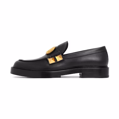 Valentino Leather Loafers 'Black'
