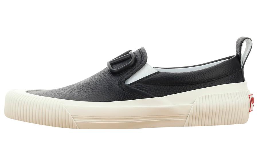 Valentino Leather Low-Top 'Black Fashion'