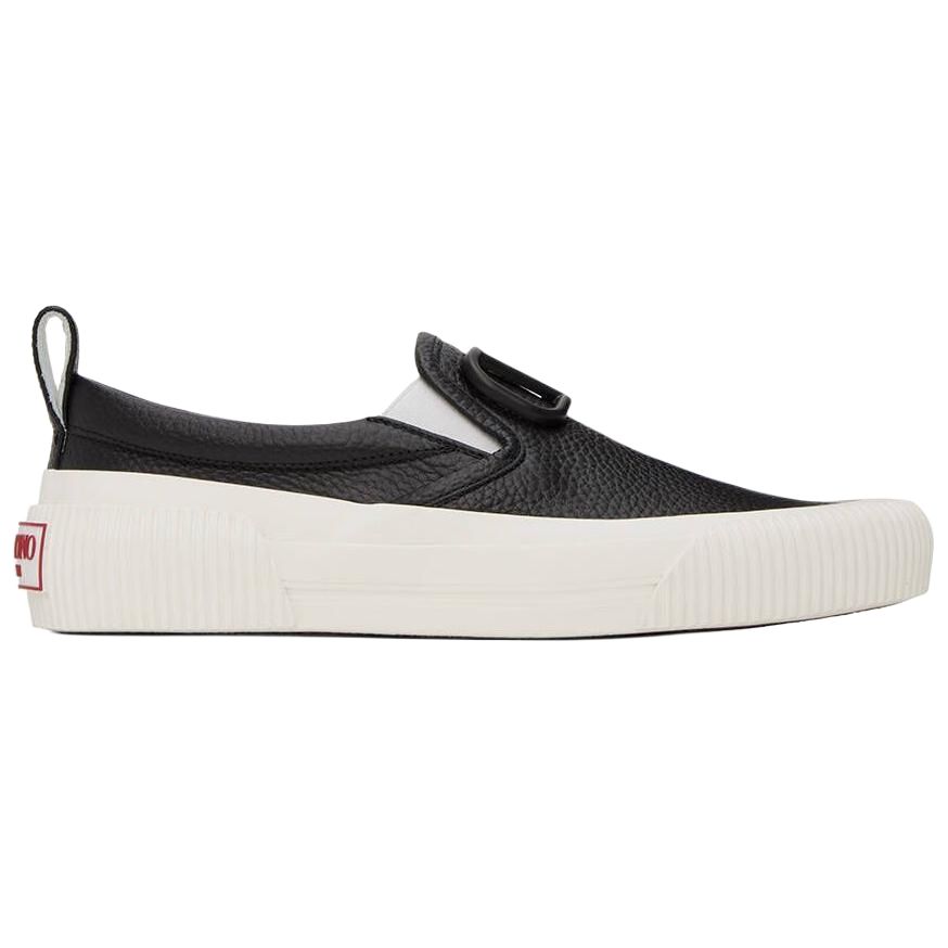 Valentino Leather Low-Top 'Black Fashion' 圖 2