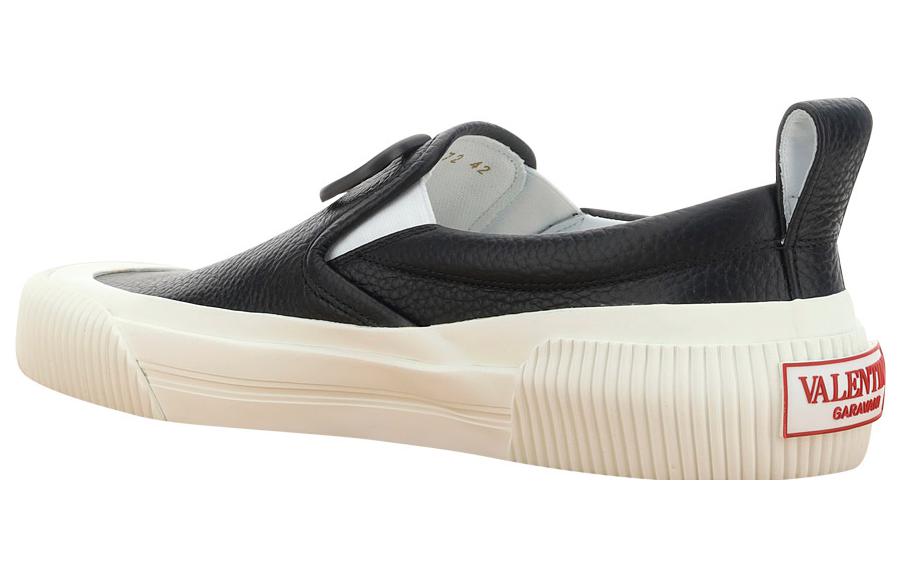 Valentino Leather Low-Top 'Black Fashion' 圖 5