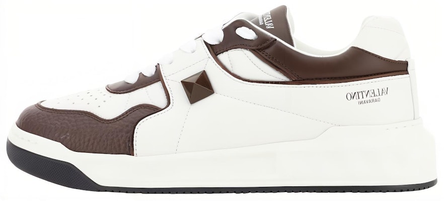 Valentino Leather Low-Top 'White Brown' 2Y0S0E71RXBMS4 Buy Valentino Leather Low-Top 'White Brown' 2Y0S0E71RXBMS4