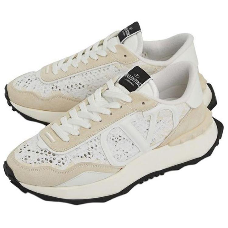 Valentino Leather Low-Top Sneaker 'White' 圖 3