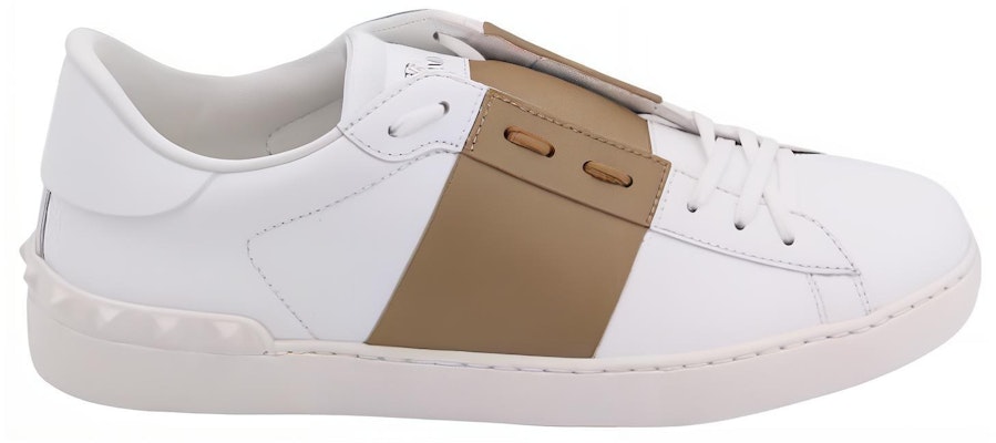 Valentino Leather Low Top 'White Brown' 3Y2S0830BLUMLQ Order Valentino Leather Low Top 'White Brown' 3Y2S0830BLUMLQ
