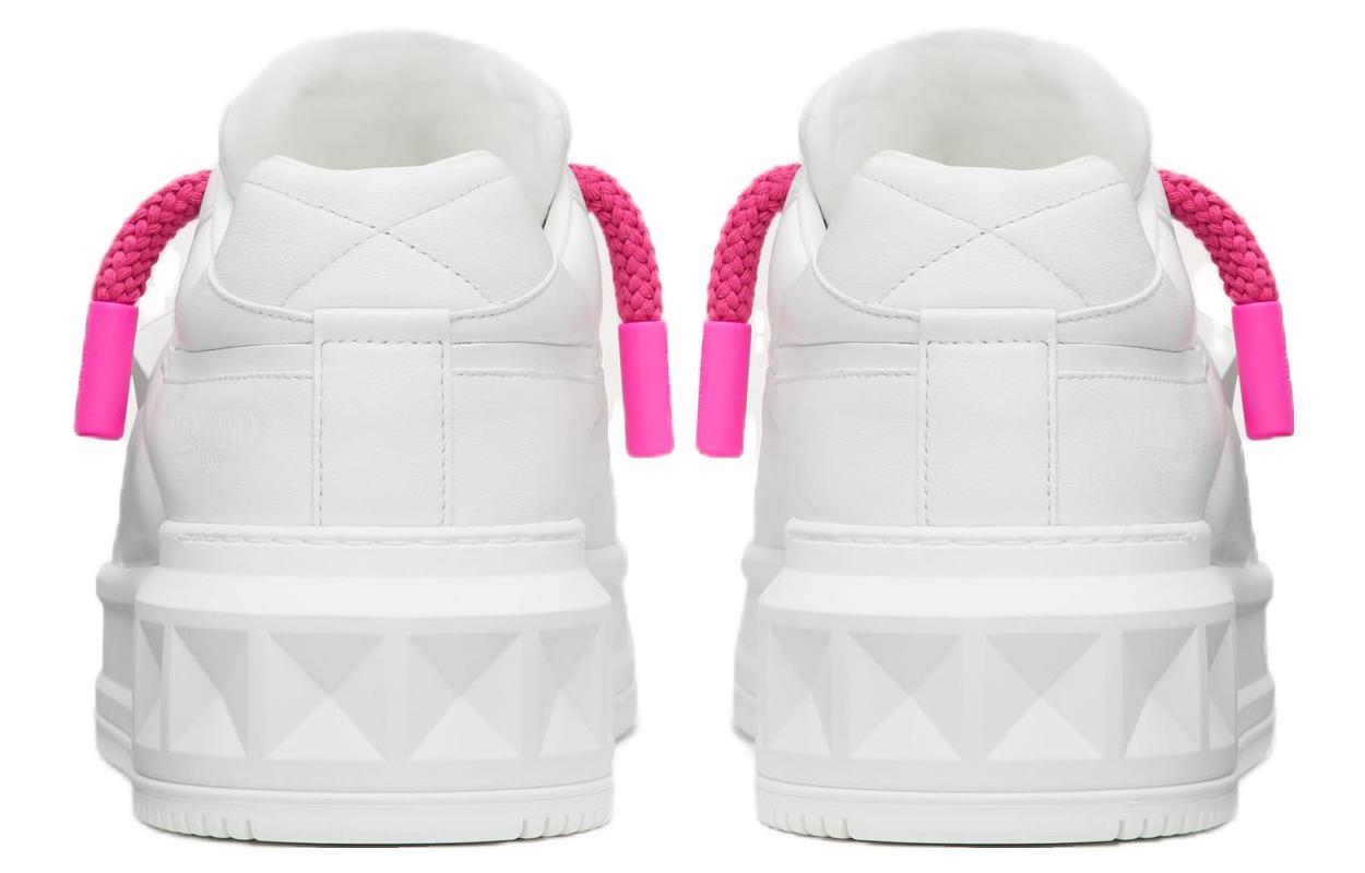 Valentino Leather Low Top 'White Pink' 圖 3