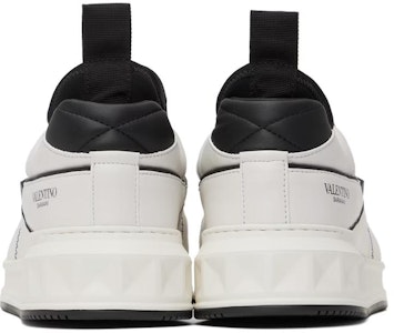 Valentino華倫天奴 皮革 圓頭繫帶 耐磨 低幫 板鞋 男款 白黑 Purchase Valentino華倫天奴 皮革 圓頭繫帶 耐磨 低幫 板鞋 男款 白黑