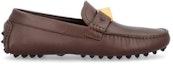 Order Valentino Leather Slip-On 'Brown Studs' 2Y2S0G71HBEKG8