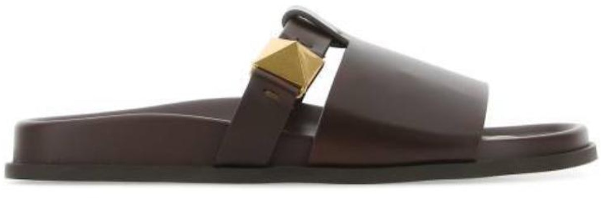 ヴァレンティノ レザー スリッポン サンダル (ブラウン) 1Y2S0G21HBEKG8 Order ヴァレンティノ レザー スリッポン サンダル (ブラウン) 1Y2S0G21HBEKG8