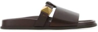 Order ヴァレンティノ レザー スリッポン サンダル (ブラウン) 1Y2S0G21HBEKG8