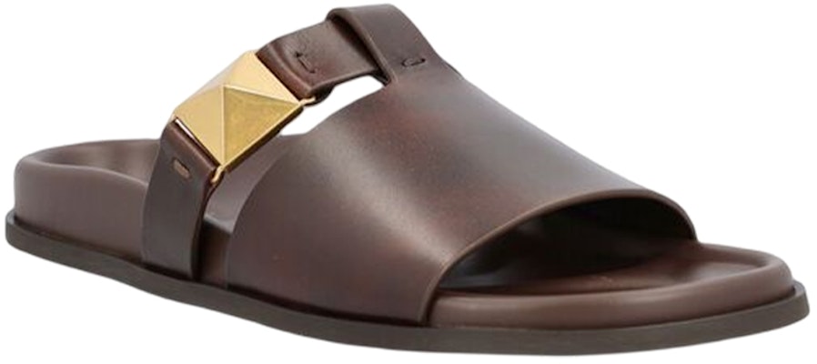 ヴァレンティノ レザー スリッポン サンダル (ブラウン) 1Y2S0G21HBEKG8 Lookbook ヴァレンティノ レザー スリッポン サンダル (ブラウン) 1Y2S0G21HBEKG8