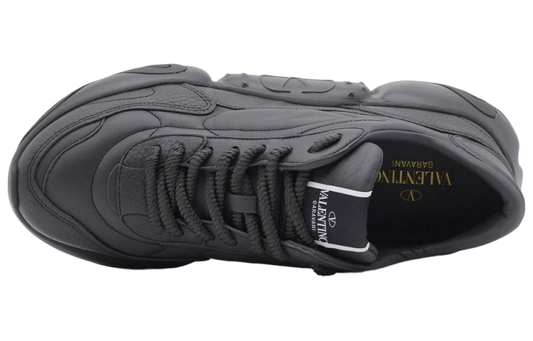 Valentino Leather Sneaker 'Black Fashion CMFT' 圖 5