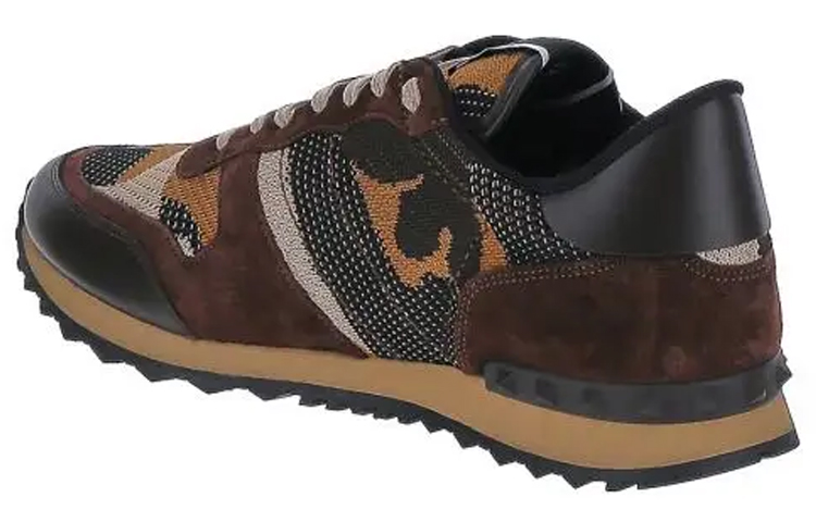 Valentino Leather Sneaker 'Brown Black' 圖 4