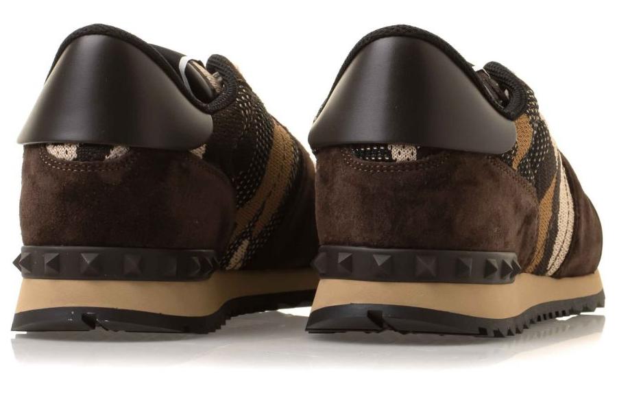 Valentino Leather Sneaker 'Brown Black' 圖 5