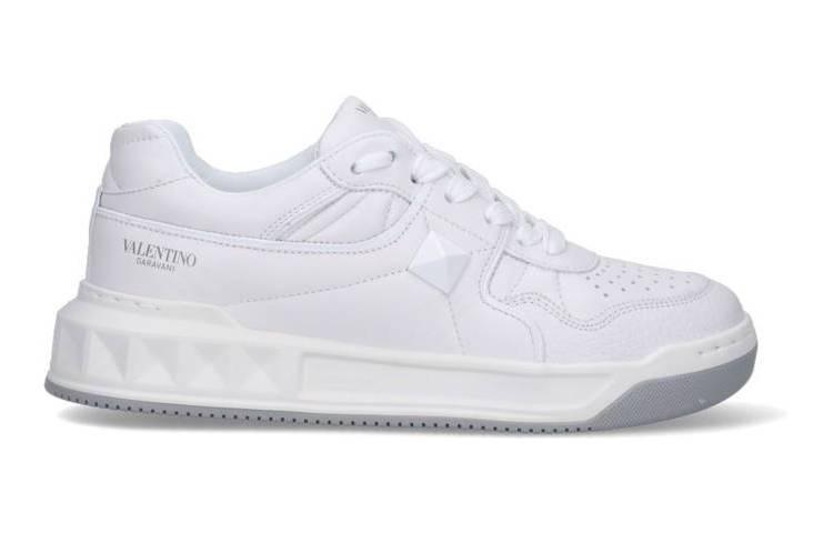 Valentino Leather Sneakers 'White'