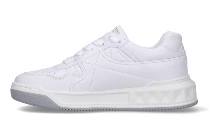 Valentino Leather Sneakers 'White' 圖 3