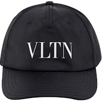 Valentino Letter Logo Baseball Cap Unisex Couples Style Black XY2HDA10QYK-0NI Valentino Letter Logo Baseball Cap Unisex Couples Style Black XY2HDA10QYK-0NI