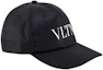 Lookbook Topi Baseball Valentino Letter Logo Unisex Gaya Pasangan Warna Hitam XY2HDA10QYK-0NI