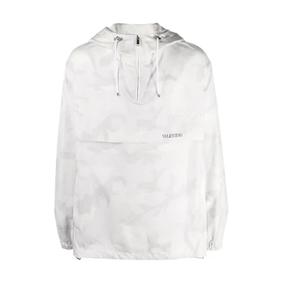 Valentino Logo Letter Print White Sweatshirt WV3CJG407N5M53