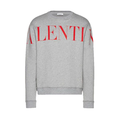 Valentino Logo Sweatshirt Gray SV3MF05N5FPKVM
