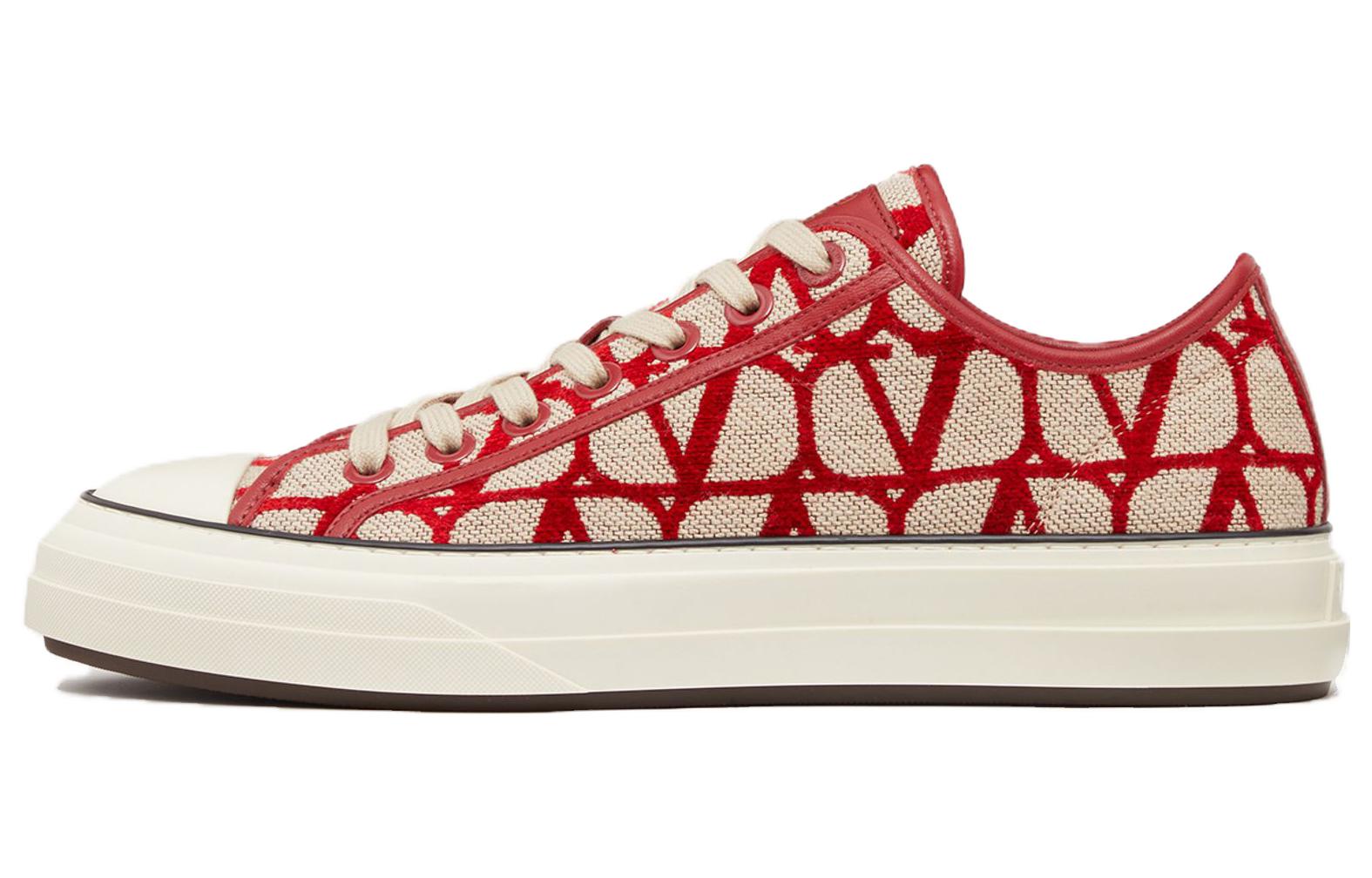 Valentino Low-Top Lace-Up 'Red Fashion'