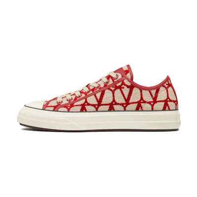 Valentino Low-Top Lace-Up 'Red Fashion'