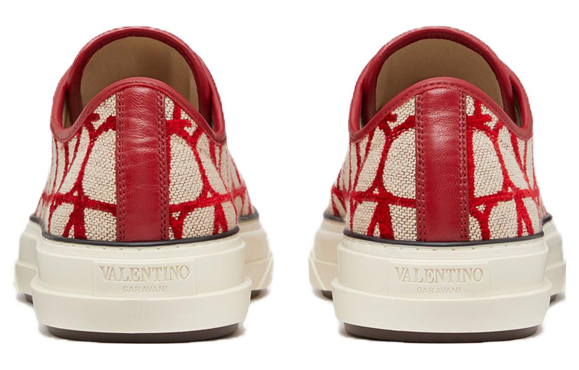 Valentino Low-Top Lace-Up 'Red Fashion' 圖 5