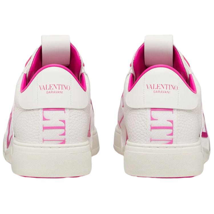 Valentino Low-Top Lace-Up 'White Pink Fashion' 圖 5