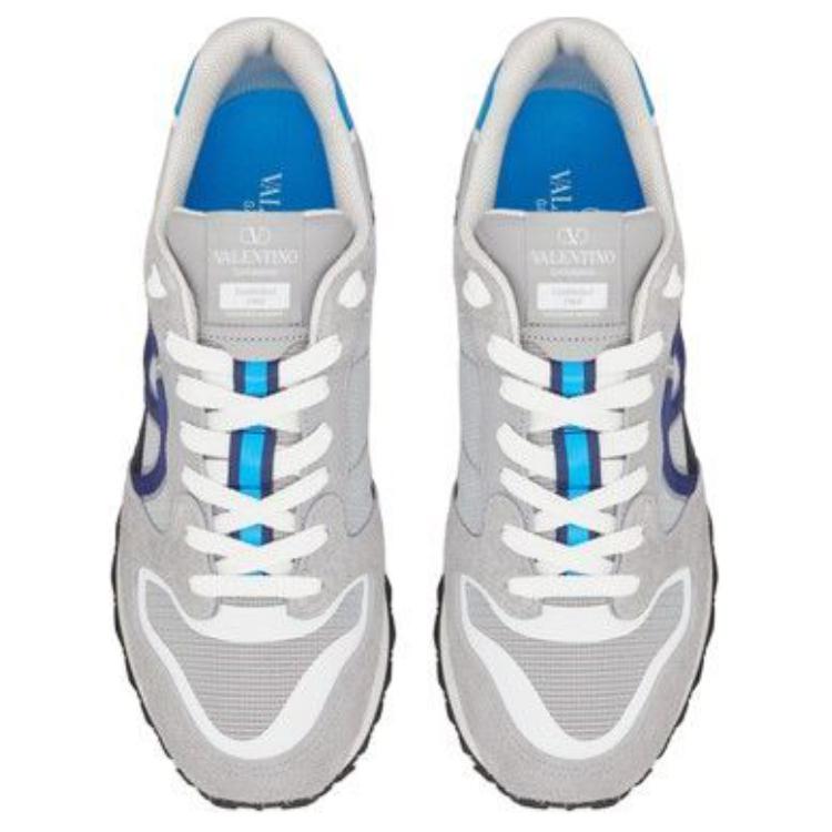 Shop Valentino Low-Top Sneaker 'Blue Grey' YS0H17TAEMJM