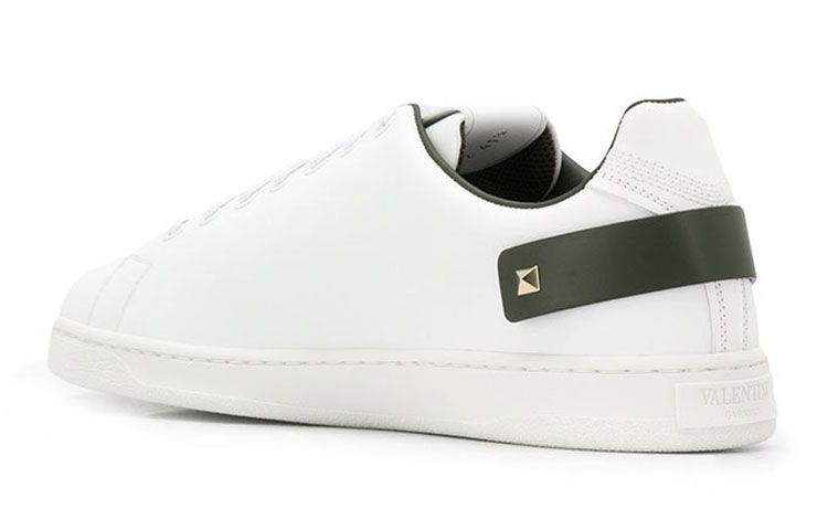 Valentino Low-Top Sneaker 'White/Black Studs' 圖 5