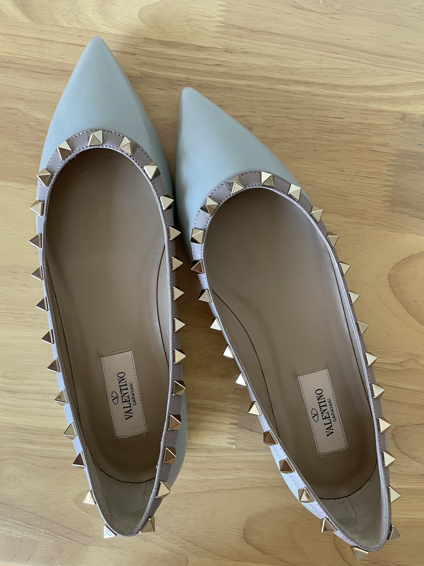 Valentino Low-Top Sneakers 'Smog Blue Stud'