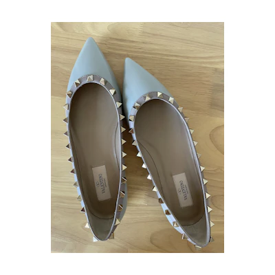 Valentino Low-Top Sneakers 'Smog Blue Stud'