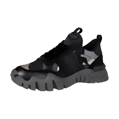 Valentino Low Top Lace-Up 'Black'