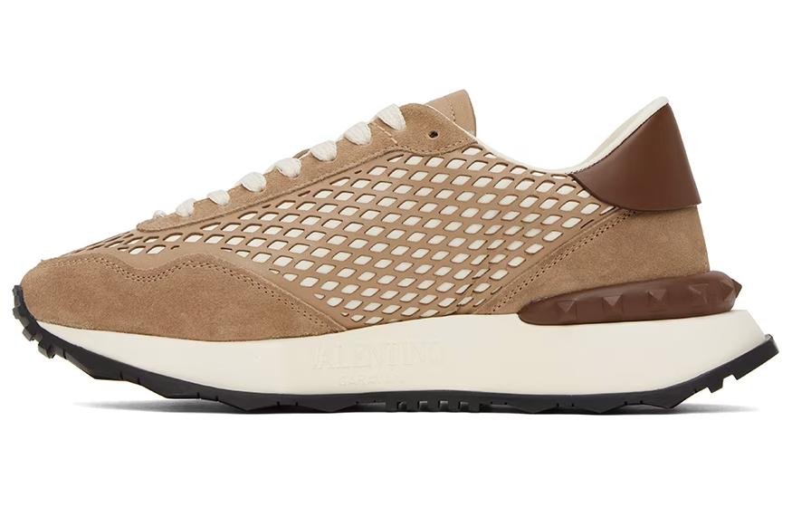 Valentino Low Top Lace-Up 'Camel'