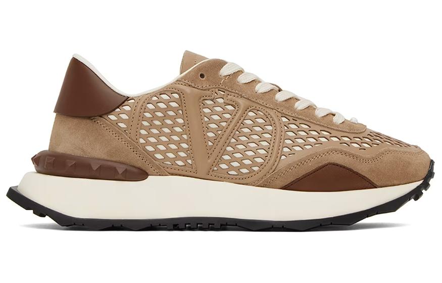 Valentino Low Top Lace-Up 'Camel' 圖 2