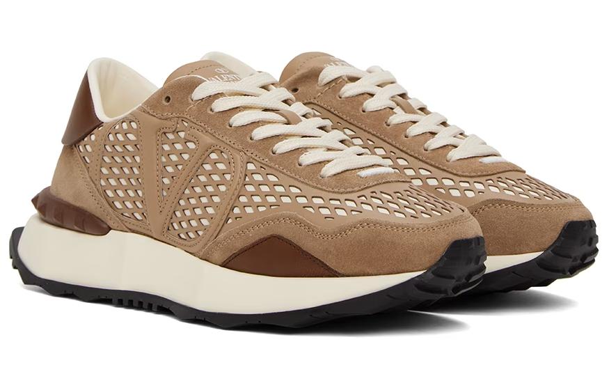 Valentino Low Top Lace-Up 'Camel' 圖 4