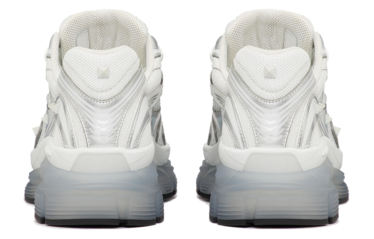 Valentino Low Top Lace-Up 'Silver White' 圖 5