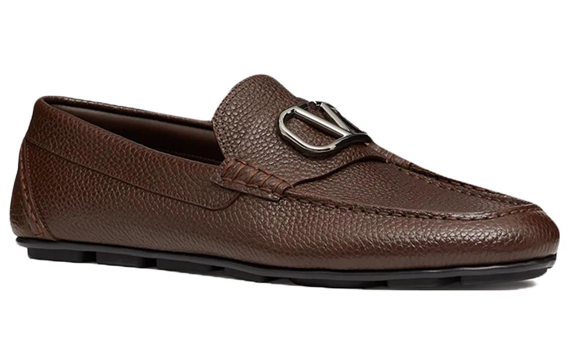 Lookbook Valentino 棕色皮革低帮便鞋 1Y2S0G30BNTKG8