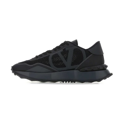 Valentino Low Top Sneakers 'Black Lace-Up'