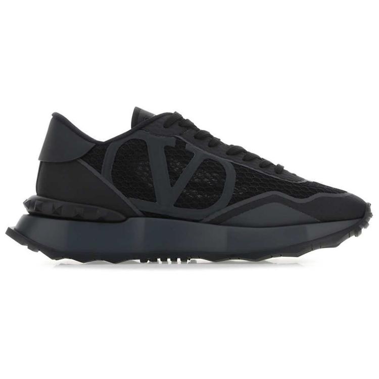 Valentino Low Top Sneakers 'Black Lace-Up' 圖 2