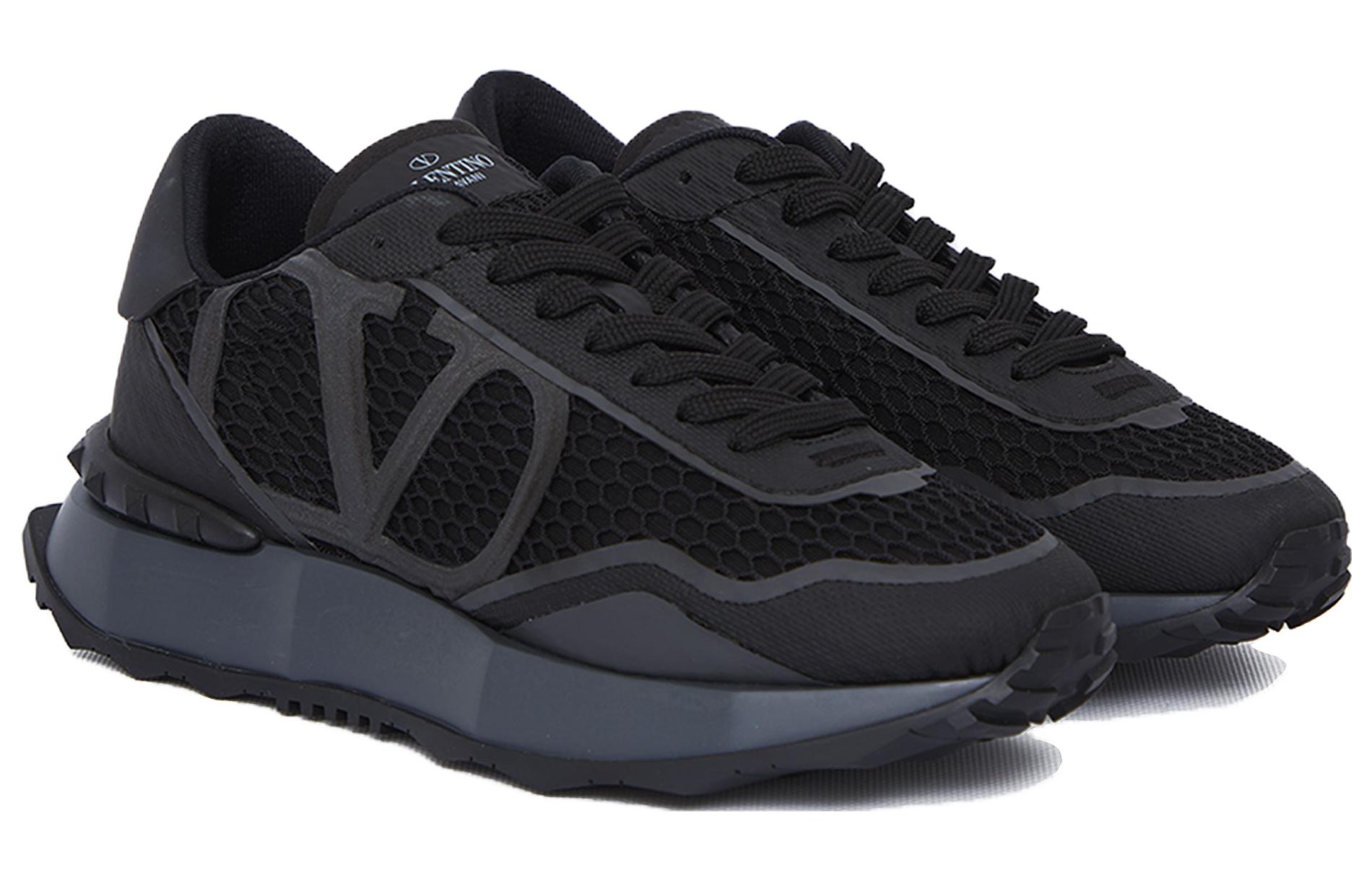 Valentino Low Top Sneakers 'Black Lace-Up' 圖 3