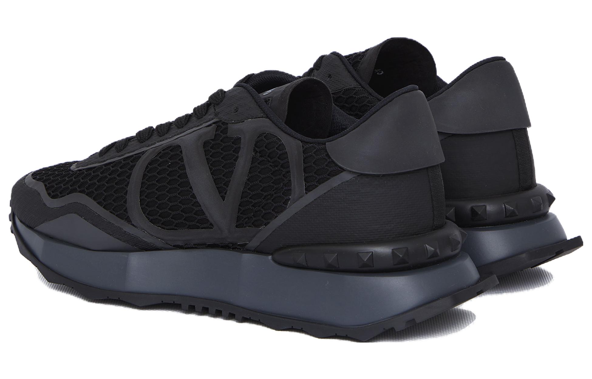 Valentino Low Top Sneakers 'Black Lace-Up' 圖 5