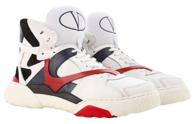 Valentino Made One Contrast Overlay High 'White Red' 圖 3