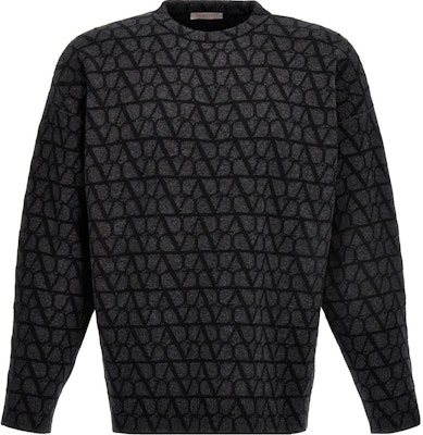 Valentino 男士 SS23 全字母印花黑色长袖毛衣. 3V3KC27A9K3MJG Buy Valentino 男士 SS23 全字母印花黑色长袖毛衣. 3V3KC27A9K3MJG