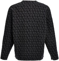 Valentino 男士 SS23 全字母印花黑色长袖毛衣. 3V3KC27A9K3MJG Lookbook Valentino 男士 SS23 全字母印花黑色长袖毛衣. 3V3KC27A9K3MJG