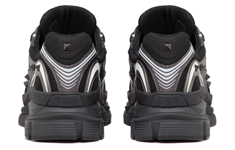 Valentino MS-2960 'Black Mesh Leather Low-Top' 圖 5