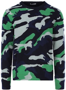 Valentino 綠色迷彩羊毛圓領毛衣 TV3KC00F2E313D Order Valentino 綠色迷彩羊毛圓領毛衣 TV3KC00F2E313D