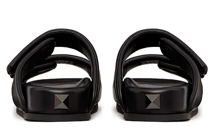 Valentino Nappa Leather Slide 'Black Fashion' 圖 4