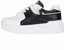 Valentino One Stud Black Low-Top Lace-Up Chunky Casual Sneakers for Men. 5Y2S0G37WWAA01 Valentino One Stud Black Low-Top Lace-Up Chunky Casual Sneakers for Men. 5Y2S0G37WWAA01