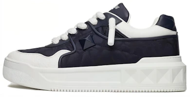 Valentino One Stud Low-Top Sneakers Deep Sea Blue for Men – 4.5cm Lambskin. 5Y2S0G37ZKDM48 Valentino One Stud Low-Top Sneakers Deep Sea Blue for Men – 4.5cm Lambskin. 5Y2S0G37ZKDM48