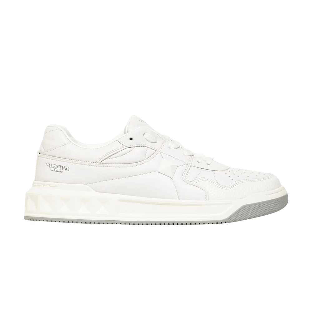 Valentino One Stud Low 2021 'White Grey'