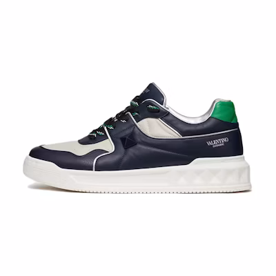 Valentino One Stud Low 'Blue White Green'